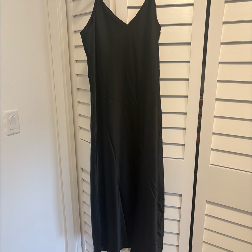 a new day Black V-Neck Slip Maxi Dress - Picture 2 of 4